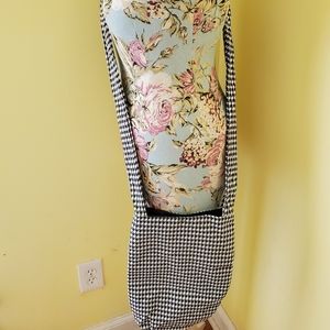 Handmade Houndstooth Crossbody Purse